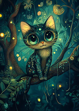 Enchanted Forest Kitten Popoki