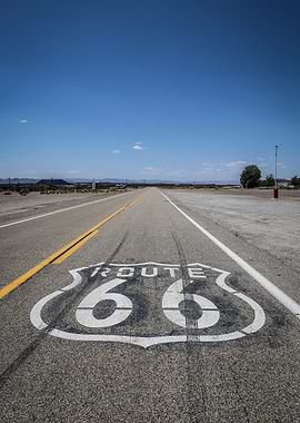 Route 66 Road Sign