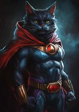 Black Cat Superhero