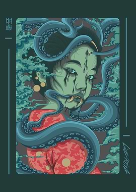 Japanese Demon Geisha