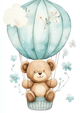 Teddy Bear Hot Air Balloon