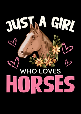 Horse Lover Girl Design