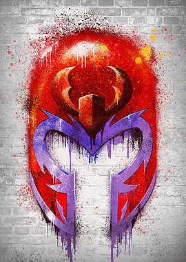 Magneto Graffiti Helmet