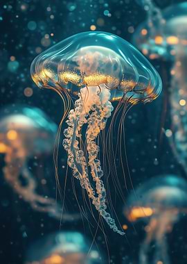 Golden Jellyfish