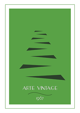 Vintage Art Tree Poster