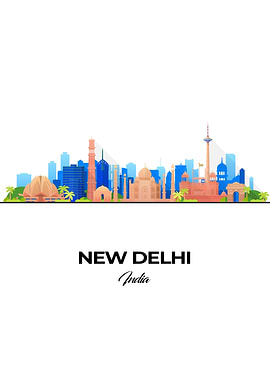 New Delhi Skyline