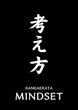 Mindset Kanji Japanese Motivation