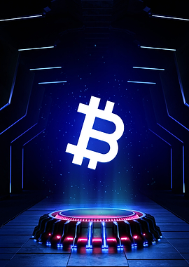 Bitcoin Symbol on Platform