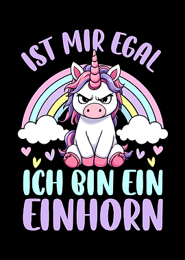 Unicorn with Rainbow