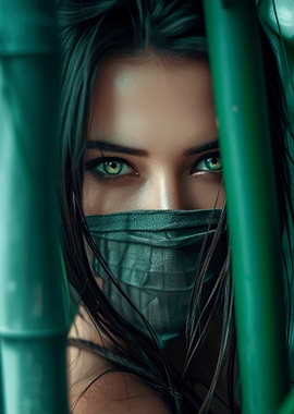 Woman with Green Eyes
