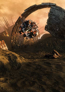 Ruined Space Station