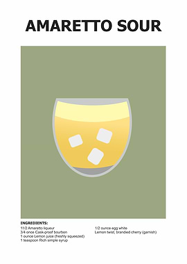 Amaretto Sour Cocktail Recipe