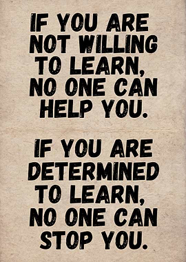Motivational Quote Poster
