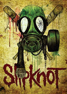 Slipknot Gas Mask Art