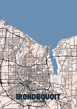 Irondequoit, NY Map