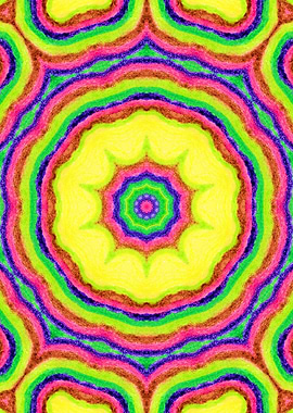 Childhood Crayons Mandala