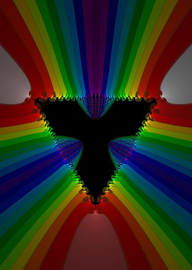 Rainbow Fractal Art