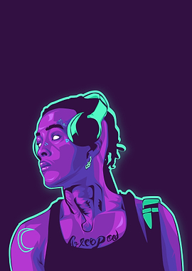 Neon Portrait