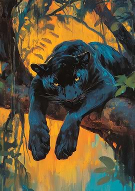 Black Panther Majesty in Hiding