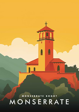 Monserrate Bogota Poster
