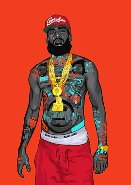Nipsey Hussle Digital Art