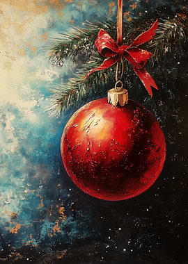 Red Christmas Ornament