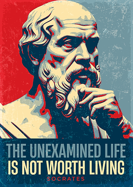 Socrates Quote Poster