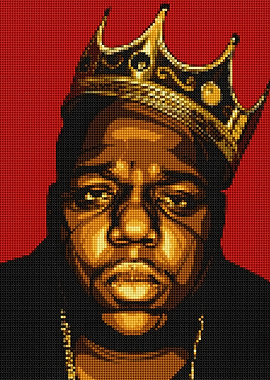 The Notorious B.I.G. 油絵 The Notorious BIG Digital Art by Lots Of ArtWork - Pixels