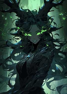 Green-Eyed Forest Nymph