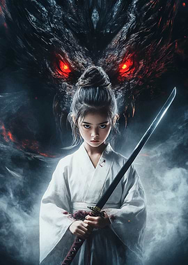 Young Samurai and Dragon