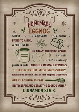 Homemade Eggnog Recipe