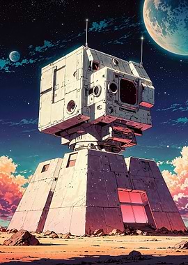 Futuristic Space Station