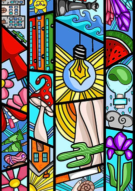 Colorful Collage Art