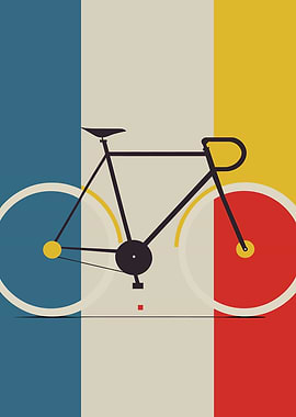 Mid Century Bicycle Art