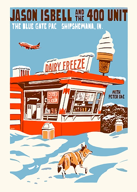 Jason Isbell & 400 Unit Concert Poster