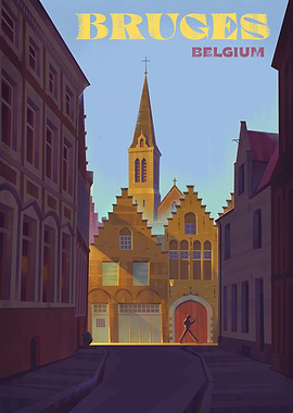 Bruges, Belgium Cityscape