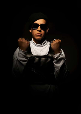 Daddy Yankee in Black Leather Vest