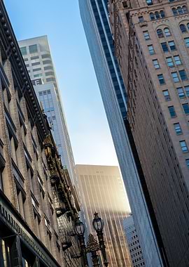 Cityscape with Tall Buildings