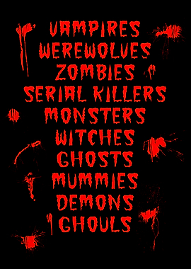 Horror Movie Monsters List