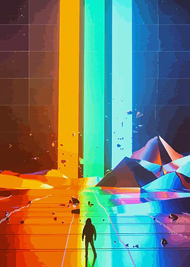 Digital Landscape with Fig