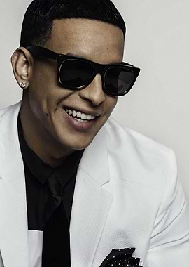 Daddy Yankee Man in White Suit