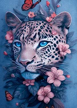 Leopard in Bloom