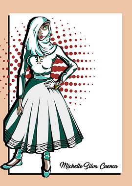 Woman in Hijab Illustration