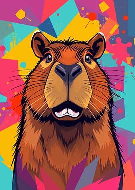 Capybara Portrait