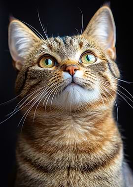 Curious Tabby Cat