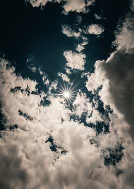 Sun Through Clouds
