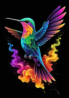 Hummingbird in Flight