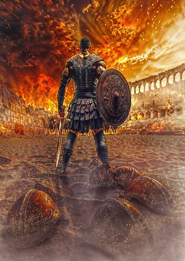 Gladiator ready for battle