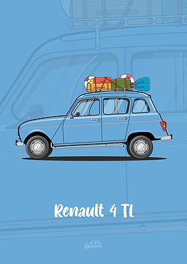 Renault 4 TL - Vacance