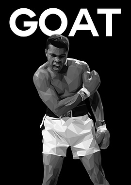 Muhammad Ali GOAT Poster